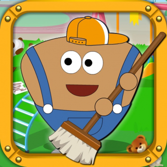 extrait jeux-video bou School Clean up