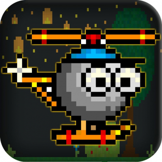 extrait jeux-video Bouncing Ball Heli-Copter - Appuyez sur pour aller par la route Impossible PRO