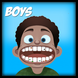 extrait jeux-video Boys Dentist Office - Hide Your Hairy Messy Face - Salon Makeover game