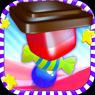 extrait jeux-video Candy Tower with Sweet Cotton, Lollipop &amp; A Delicious Cup-Cake Stack-er PRO