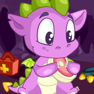 extrait jeux-video Care Sick Dragon : Bath & Makeover & Dress up