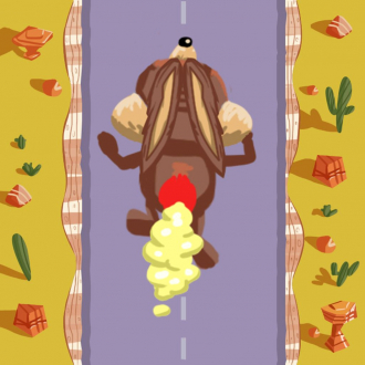 extrait jeux-video Cartoon Racer - Rocket Road Runner Extreme