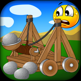 extrait jeux-video Catapult rock bombe tournage - Desert explosion Ball Drop Pro