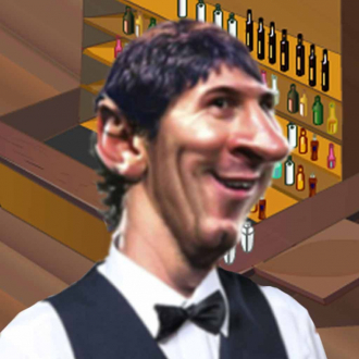 extrait jeux-video Celebrity Bartender - Messi Edition