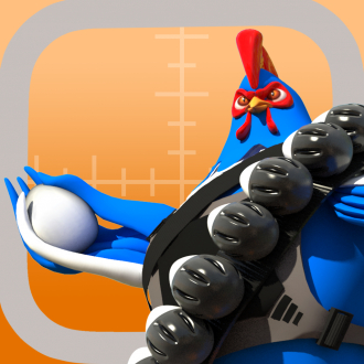 extrait jeux-video Chickdoom - Chickens vs Aliens