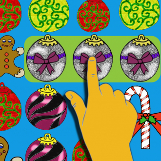 extrait jeux-video Christmas Match 3 Puzzles - Decorate the Kids Tree Adventure