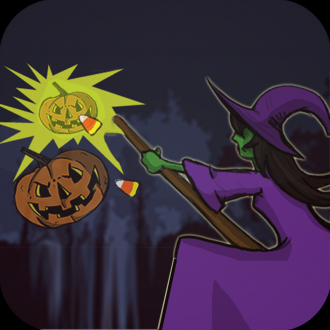 extrait jeux-video Citrouille halloween tireur sans