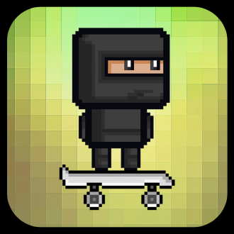 extrait jeux-video Clumsy Skateboarding: Ninja Baby Dojo School Smash