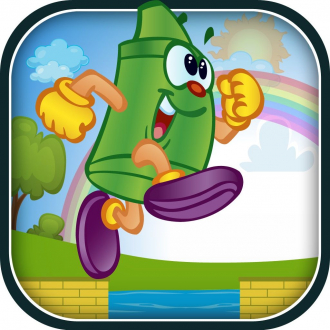 extrait jeux-video Color City Splash Hero's PRO - Kids Rainbow Crayon Dash