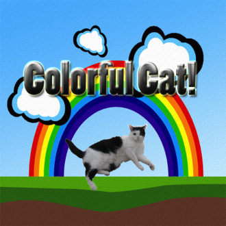 extrait jeux-video Colorful Cat!