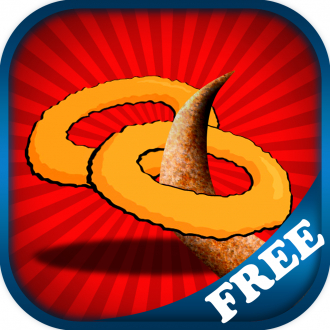 extrait jeux-video Concours de tir de rondelles d'oignon : des enfants affamés en été - gratuit