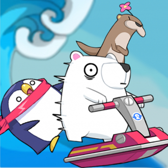 extrait jeux-video Cool Surfers 1 :Penguin Run 4 Finding Marine Subway 2 Free
