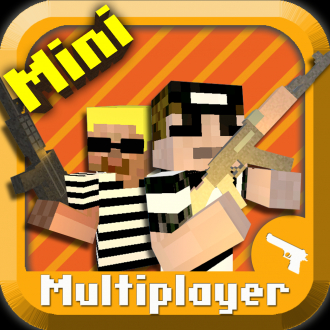 extrait jeux-video Cops N Robbers (FPS) - Mine Mini Game With Survival Multiplayer