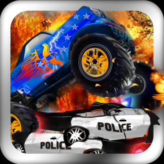 extrait jeux-video COPS Vs Monster Trucks - Jeux Monster Truck