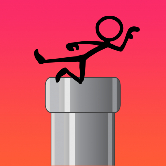 extrait jeux-video Course à obstacles Flappy Stickman