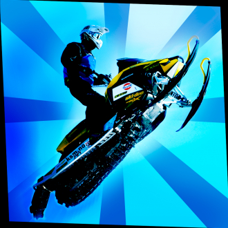 extrait jeux-video Course de Motoneige dans les Montagnes Hivernales: La piste de Course Enneigée sans Fin - Édition Gratuite