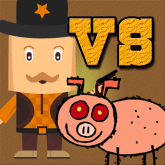 extrait jeux-video Cowboys VS Zombie Pigs