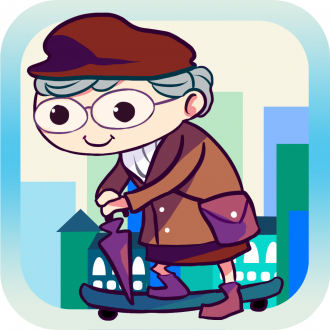 extrait jeux-video Crazy Granny City Rush HD - Bike Racing with Police Car