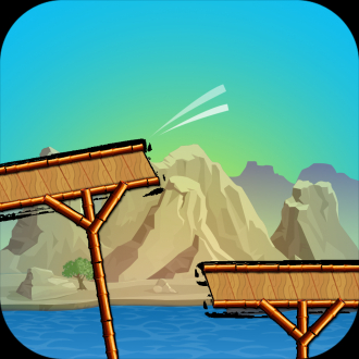 extrait jeux-video Cross the Bridge - Extreme Bike Riding Survival Arcade (Long Mountain Trail Gear)