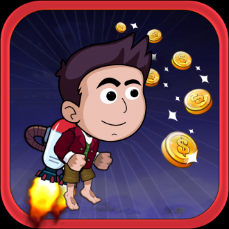 extrait jeux-video Cute Kid Jetpack Runner in the Monster Forest