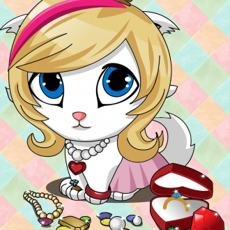 extrait jeux-video Cute Kitty Makeover - Bath,Hair,Dress up
