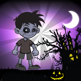 extrait jeux-video Deadly Walking Zombie Boy In The Woods - Lost In Haunted Dark Forest