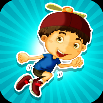 extrait jeux-video Défi d'Hélicoptère de l'Enfant Harry FREE - Extrême Jeu Rapide de Saut et de Collecte