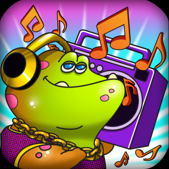 extrait jeux-video Dino Hip Hop-A-Saurous Rush PRO - A Jump n Run Slam Dunk Game