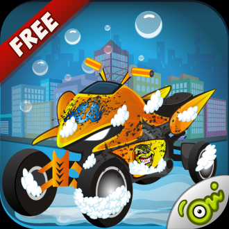 extrait jeux-video Dirt Bike Wash – Clean Best Bikes in your own washing service station