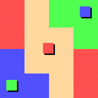 extrait jeux-video Don't touch same color!