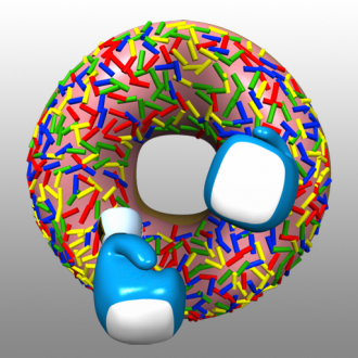 extrait jeux-video Donut Fighter