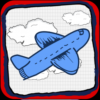 extrait jeux-video Doodle Planes Landing: Super Hero Animals  - Fun Addictive Gliding Game (Best free kids games)