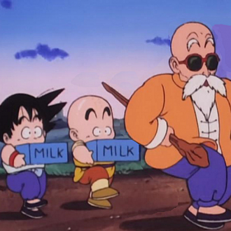 extrait jeux-video dragon ball: Mutenroshi's training