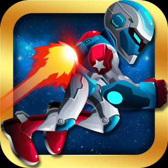 extrait jeux-video Droid Warfare; Jetpack Resistance Enforcement Division PRO