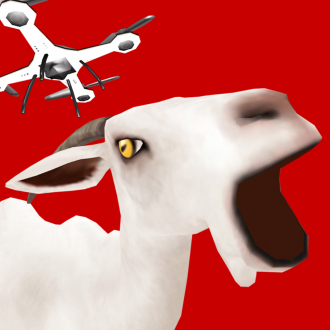 extrait jeux-video Drone with Goat Simulator