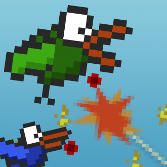 extrait jeux-video Duck Invasion: The life of a sniper shooting hunter.