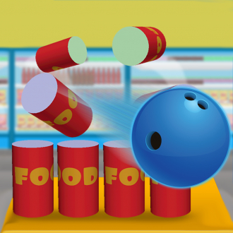 extrait jeux-video épicerie parti de destruction: la nourriture peut diffuser Bowling Game - Free Edition