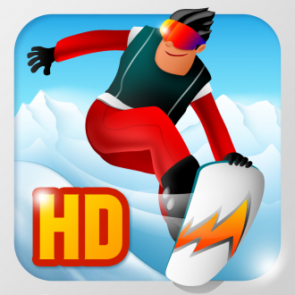 extrait jeux-video Escape the Avalanche HD - Extreme Snowboarding Challenge