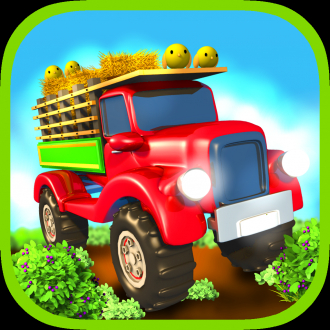 extrait jeux-video Farm Animals Truck Driver - transfers the Pets and Hays in the  Portal