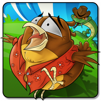 extrait jeux-video Fat Tony Bird Chase Escaping in Snake Land-s Game FREE