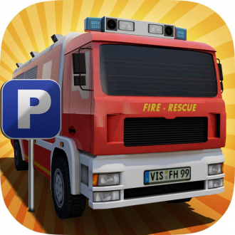 extrait jeux-video Fire Truck Rescue Parking Simulator : Crazy Emergency Driving Mission 3D FREE
