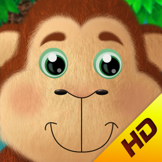 extrait jeux-video Five little monkeys jumping on the bed for toddler HD