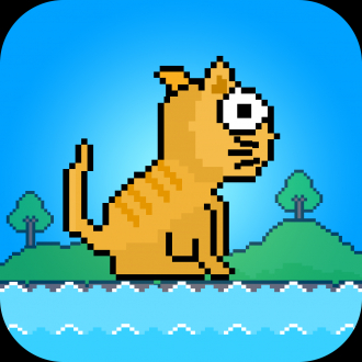 extrait jeux-video Flap Cat - attraper des poissons nrj pap