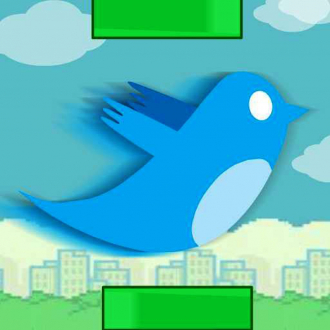 extrait jeux-video Flappy Blue Bird : Challenge Higher Score