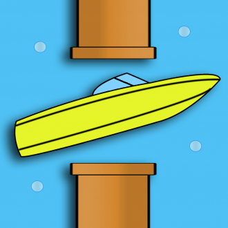 extrait jeux-video Flappy Boat - Float through the tubes