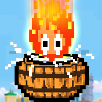 extrait jeux-video Flappy Fire Fall