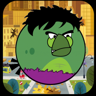 extrait jeux-video Flappy: Hulk version