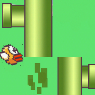 extrait jeux-video Flappy Pipe Timber
