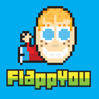 extrait jeux-video FlappYou™ - Take Your Face Photo and Get Flappy Like a Crazy Bird for Free