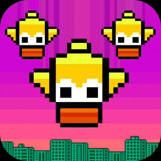 extrait jeux-video Floppy Fall - A Tinyfly Flappy Nyan Bird Resurrection